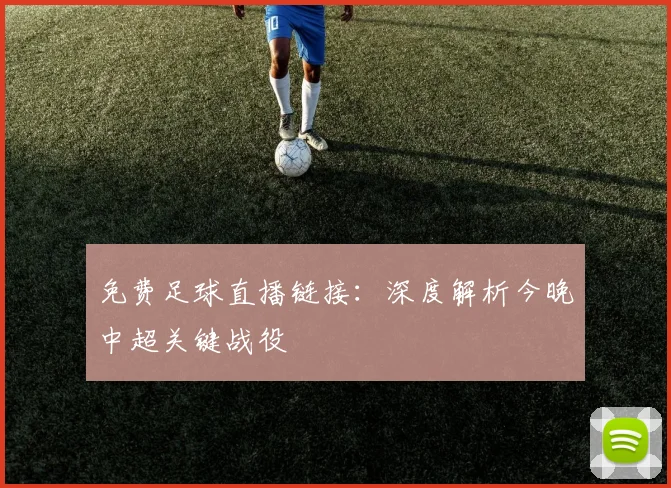 免费足球直播链接：深度解析今晚中超关键战役